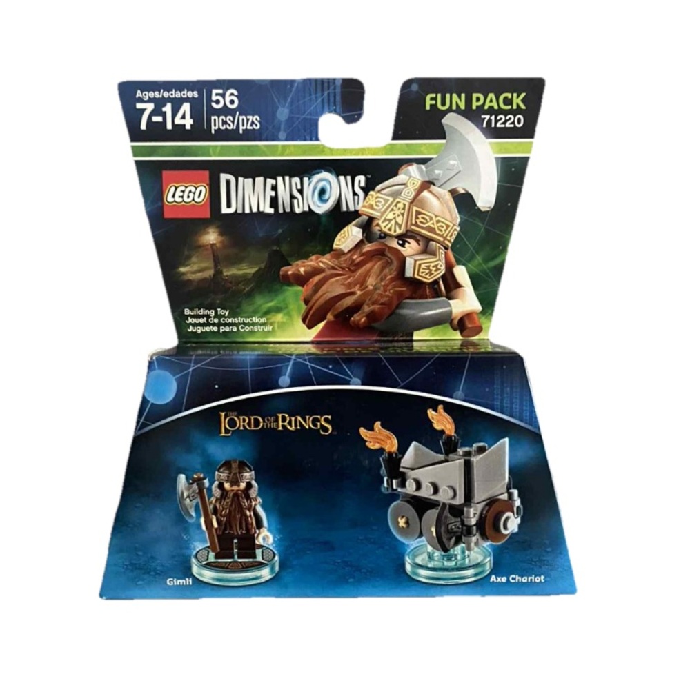 Lego Dimensions Lord Of The Rings GIMLI Fun Pack 71220 Sealed Set Box Damage